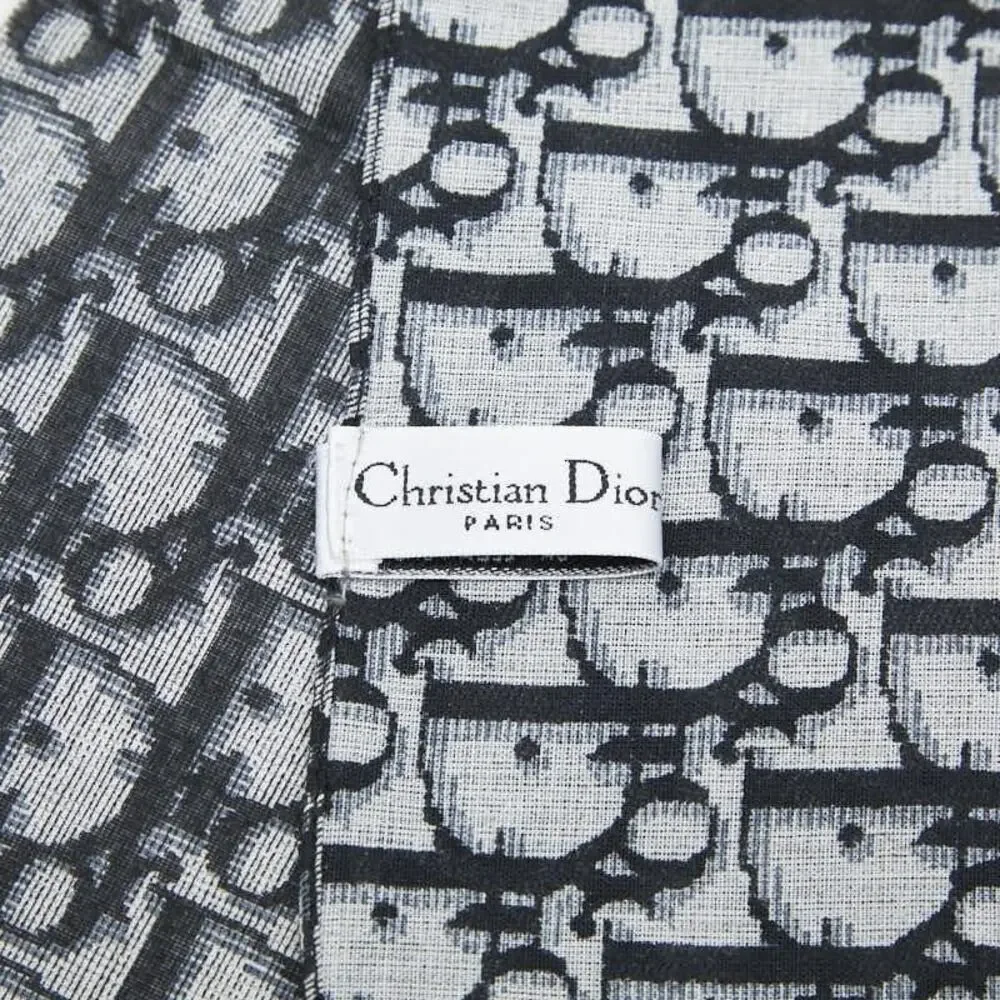 Dior Trotter Number 2 Cotton Scarf Navy